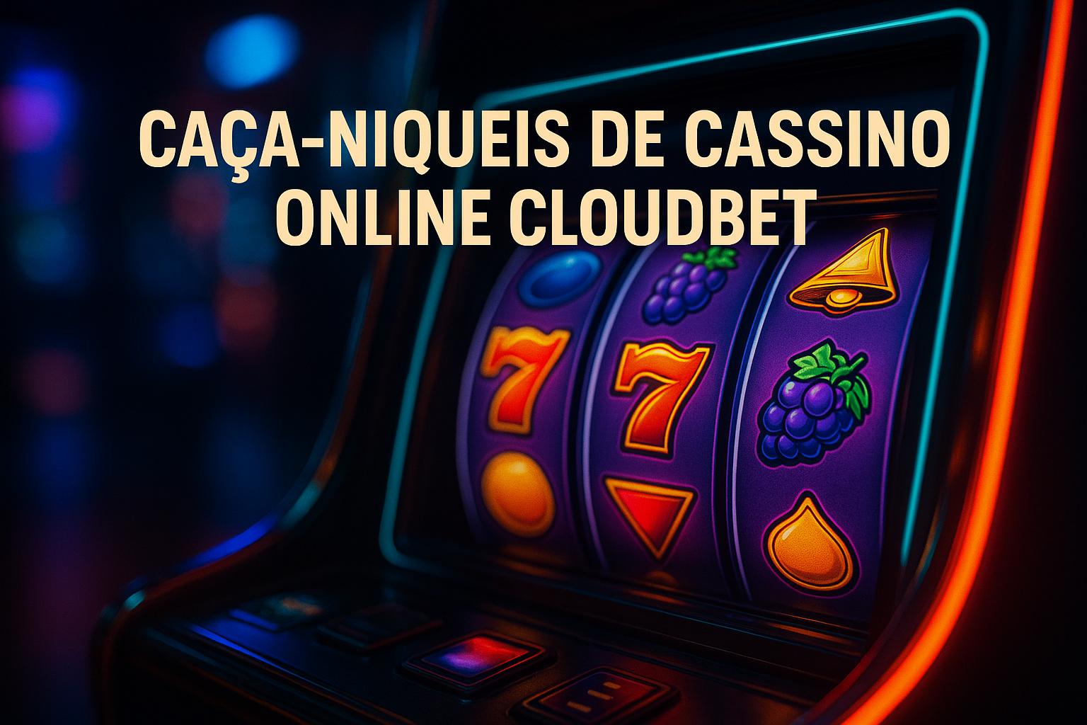 Explore o mundo das slot machines no CLOUDBET Casino